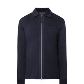 Wool Tech Zip Overshirt