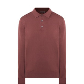 Merino Knitted Polo Shirt