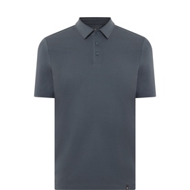 Logo Solid Polo Shirt