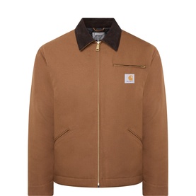 Detroit Logo Badge Canvas Jacket