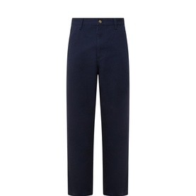 Single-Knee Casual Trousers