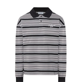 Devitt Barcode-Striped Rugby Shirt