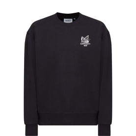 Hourglass Back Graphic Logo Sweatshirt