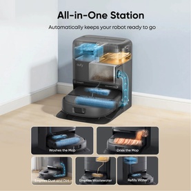 Omni C28 Robot Vacuum Cleaner and Mop Black