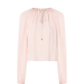 The Balloon Silk Blouse