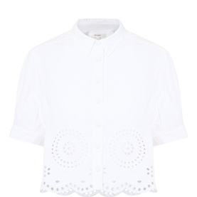 Eyelet Billow Sleeve Shirt