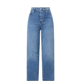Le Sleek High-Rise Straight Leg Jeans