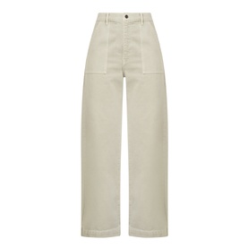 The Bow Cargo High-Rise Barrel Jeans