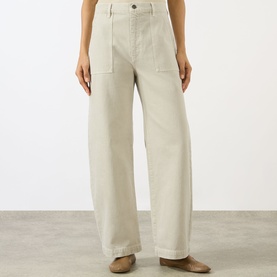 The Bow Cargo High-Rise Barrel Jeans