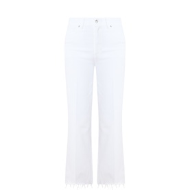Le Slim Palazzo Cropped Wide-Leg Jeans