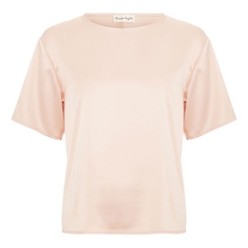 Francesca Satin Panel T-Shirt