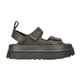 Goldenglow Embossed Sandals