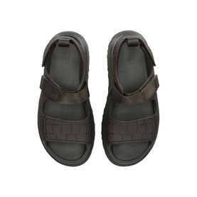 Goldenglow Embossed Sandals