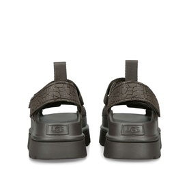 Goldenglow Embossed Sandals