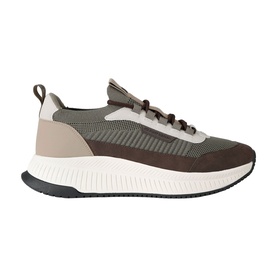 Jasper Panel Lace-Up Trainers