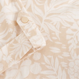 Kayla Floral Rolled Sleeve Top