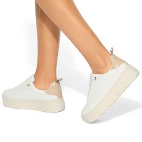 Lighter Lace-Up Platform Trainers