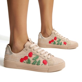 Lillian2 Embroidered Trainers