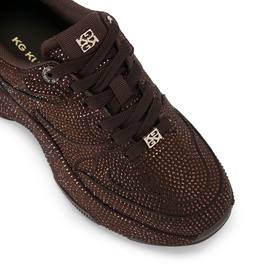 Luster Embellished Lace-Up Trainers