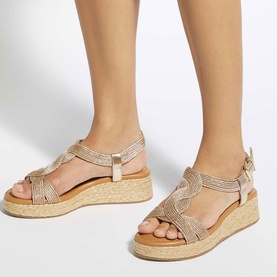 Laylah Raffia Flatform Espadrilles