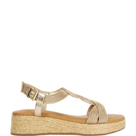 Laylah Raffia Flatform Espadrilles