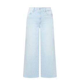 Anessa Raw-Hem Wide Leg Jeans