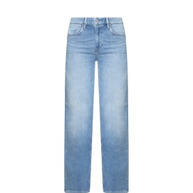 Tatum 32-inch Slim Wide Leg Jeans
