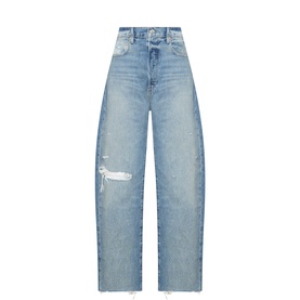 Arellia Skimmer Wide Leg Tapered Jeans