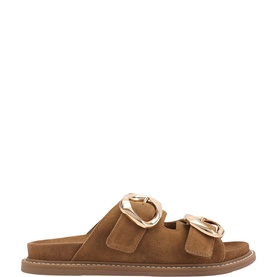 River Suede Slides