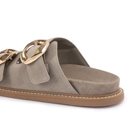 River Suede Slides