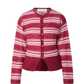 Sahera Brushed Striped Cardigan