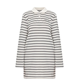 Sadover Striped Polo Dress