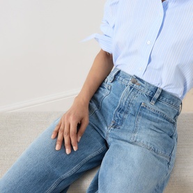 Saveyra Barrel-Leg Jeans