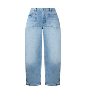 Saveyra Barrel-Leg Jeans