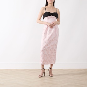 Anders Jacquard Bow Appliqu&eacute; Dress