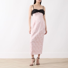 Anders Jacquard Bow Appliqu&eacute; Dress