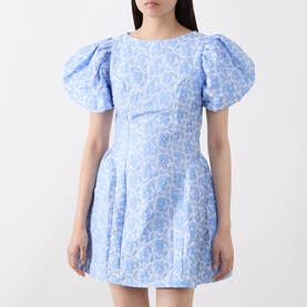 Bilberry Jacquard Mini Dress