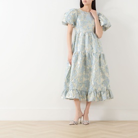 Bluebell Floral Jacquard Dress