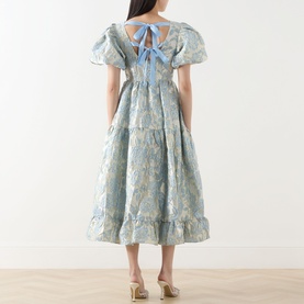 Bluebell Floral Jacquard Dress