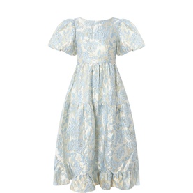 Bluebell Floral Jacquard Dress