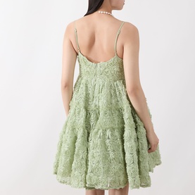 Clover Organza Mini Dress