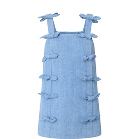 Larson Bow Appliqu&eacute; Mini Dress