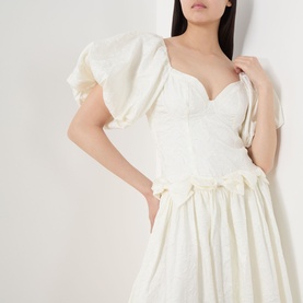 Mora Bow Appliqu&eacute; Dress
