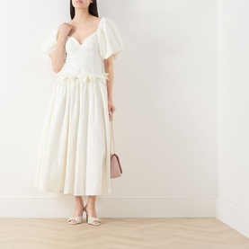 Mora Bow Appliqu&eacute; Dress