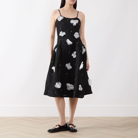 Myra Floral Appliqu&eacute; Dress