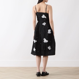 Myra Floral Appliqu&eacute; Dress