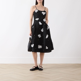 Myra Floral Appliqu&eacute; Dress