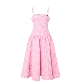 Posy Embellished Jacquard Dress