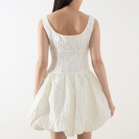 Vitsippa Jacquard Mini Dress