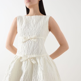 Vitsippa Jacquard Mini Dress
